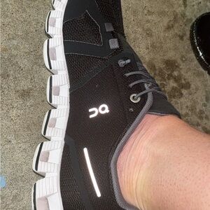 On Running Women's Black and Gray Athletic Shoes